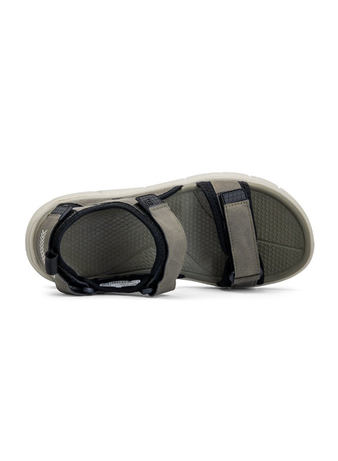 Puca Sandals For Men | Comfortable Men's Sandals | Hexa-Flow Outsole | Velcro | Fuze Olive - Image 5