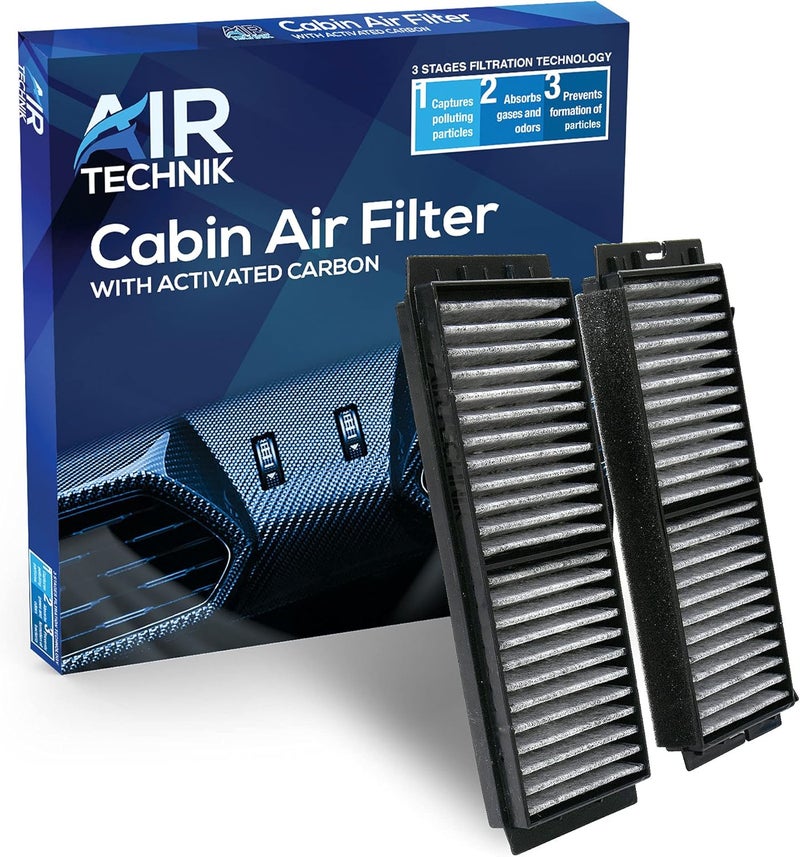 AirTechnik CF11672 Cabin Air Filter w/Activated Carbon | Fits Mazda 3 2010-2013, 3 Sport 2010-2014 - BBM4-61-J6X - Image 1