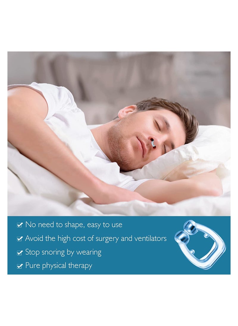 SYOSI Snore Stopper Clipple Anti Snoring Device Silicone Nose Clip Magnetic Nasal Dilator Provide The Effective Solution to Stop 5PCS  - Image 4