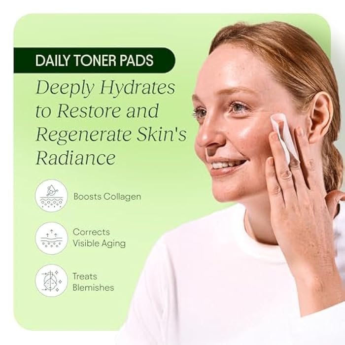 JiYu Toning Polish Pads - Korean Skincare for Dark Spots, Wrinkles & Dull Skin - Hydrating Facial Treatment with Snail Mucin, Niacinamide, Peptides & Centella - 100 Count - Image 3