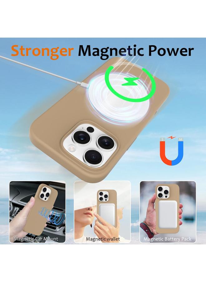 S-TOP Case For iPhone 16 Pro Max Silicone Magsafe Phone Case with Camera Control Button - Image 3