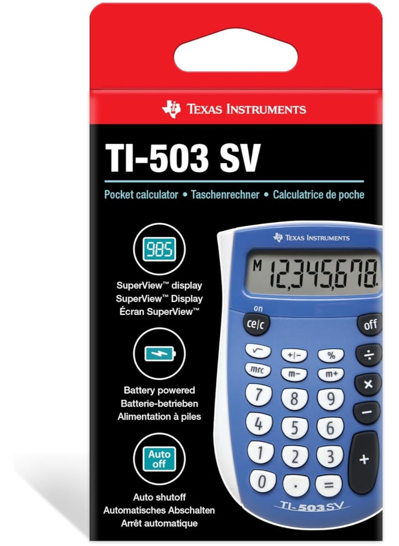 TEXAS INSTRUMENTS Texas Instruments TI-503 SV Standard Function Calculator  - Image 5