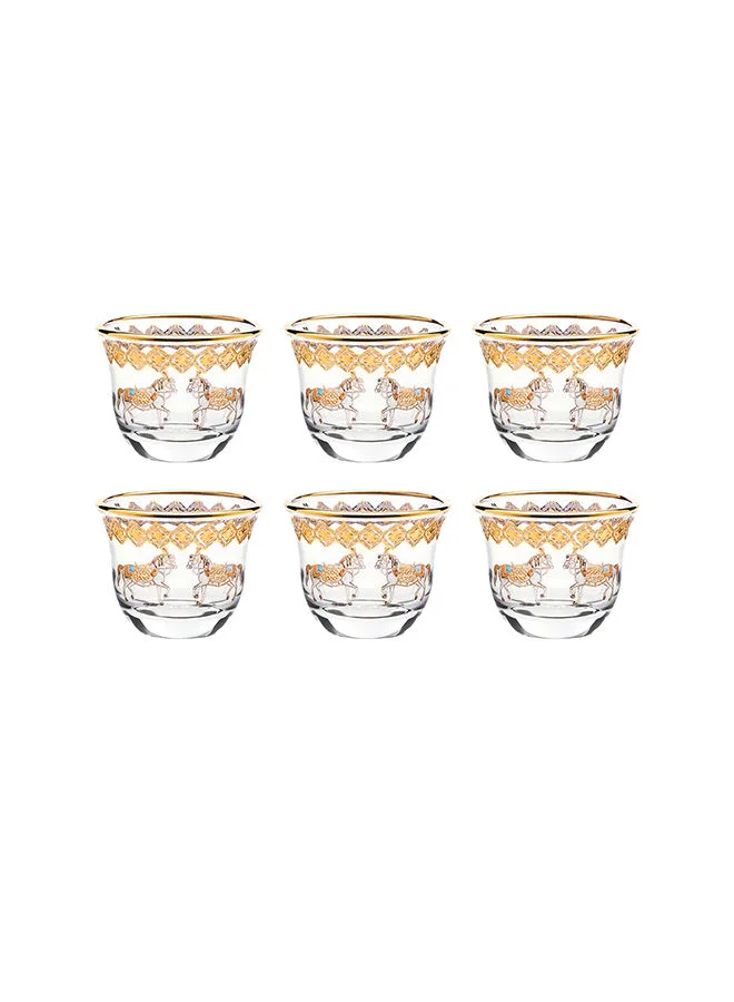 Villeroy & Boch 6-Piece Horse Amber Gawa Cups