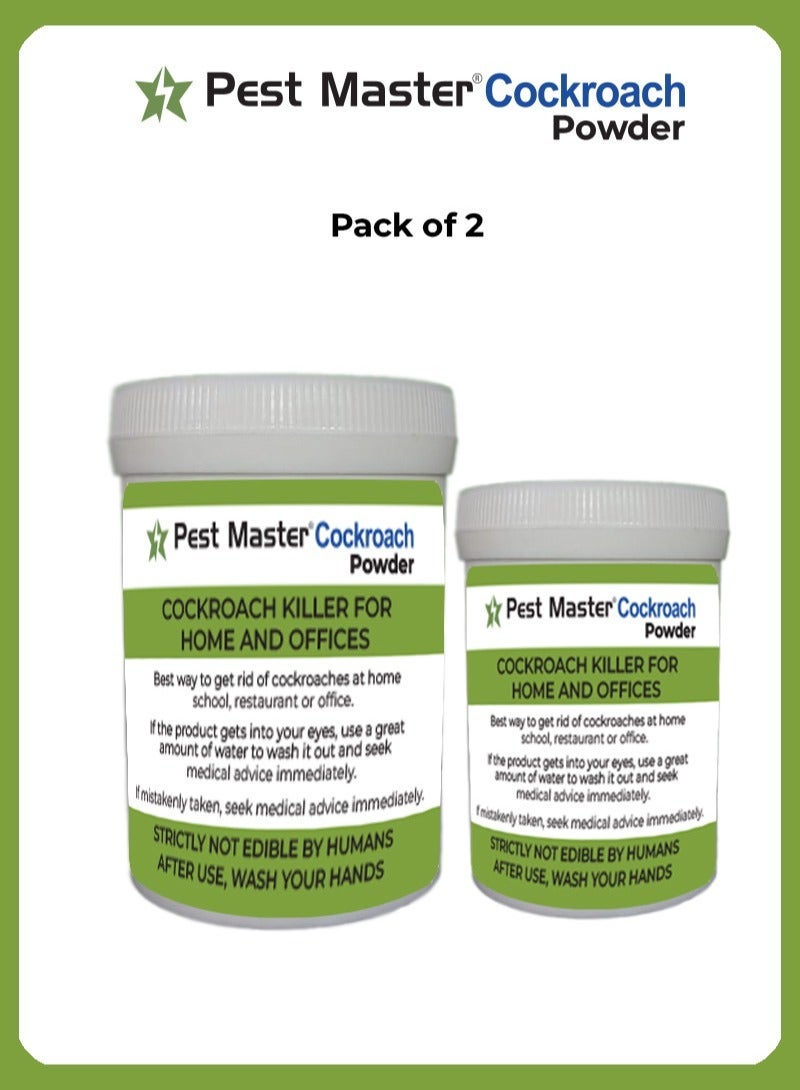 Pest Master Cockroach Bait Control Expert Powder Pack of 2 100g