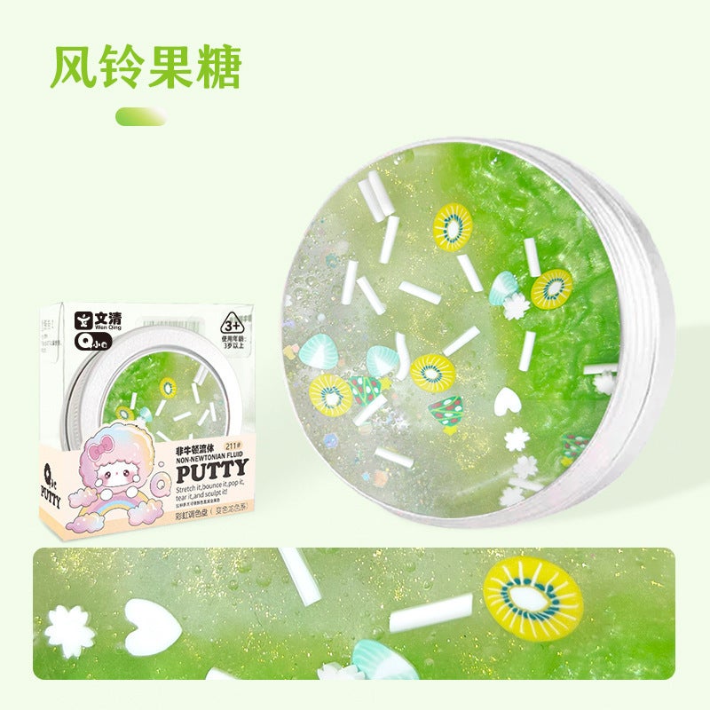 Creative Liquid Glass Slime Non-Newtonian Fluid Stress Relief Toy for Kids - Image 2