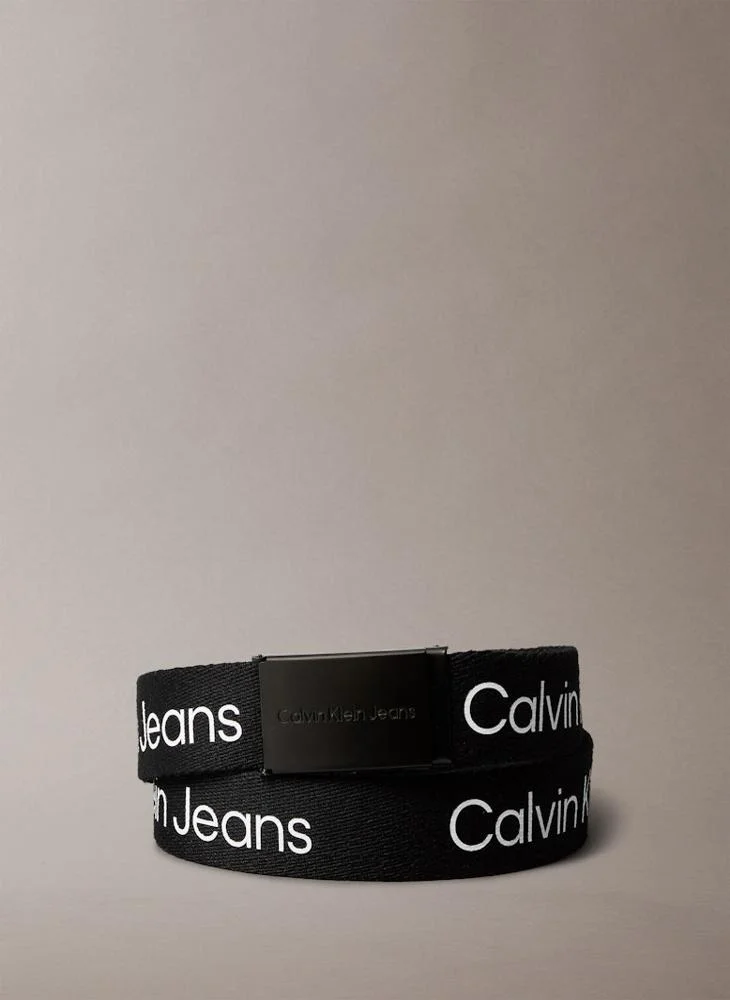كالفن كلاين جينز Kids Logo Canvas Buckle Belt