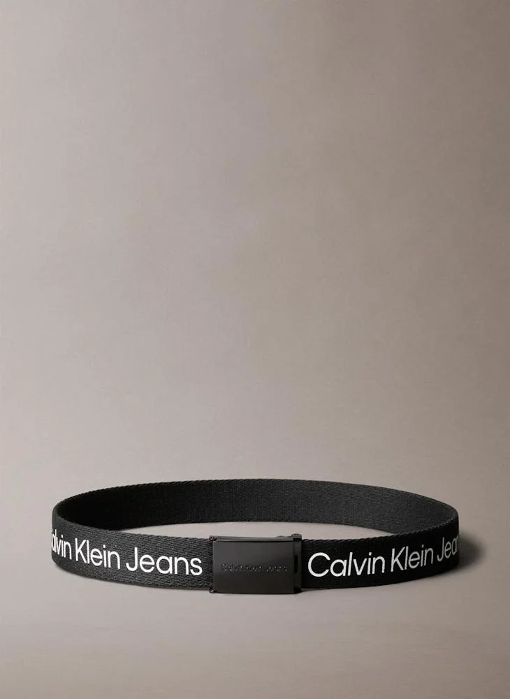 كالفن كلاين جينز Kids Logo Canvas Buckle Belt