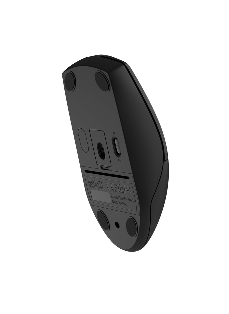 A4TECH A4TECH WIRELESS MOUSE G3-330N(S) SILENT, 2.4GHz USB RECEIVER, BLACK  - Image 4
