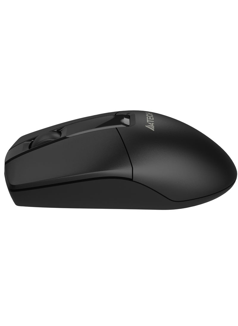 A4TECH - A4TECH WIRELESS MOUSE G3-330N(S) SILENT, 2.4GHz USB RECEIVER, BLACK - Image 1