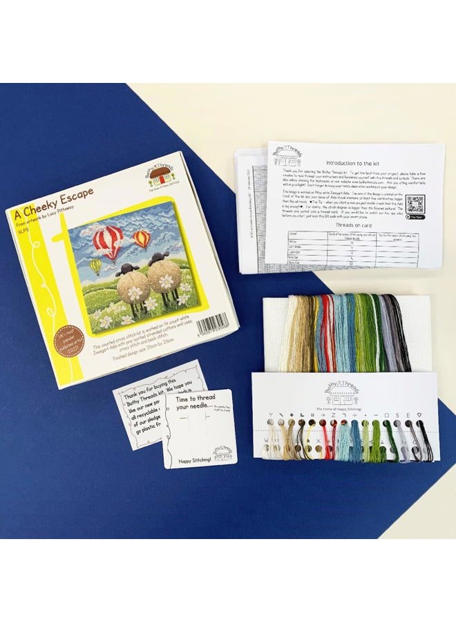 Bothy Threads Limited Cross Stitch Kit - A Cheeky Escape - Image 3