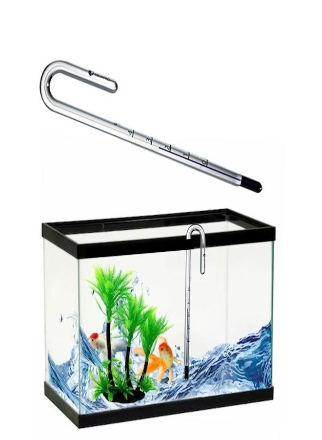 VAYINATO® Hang On Style Aquarium Fish Tank Glass Thermometer No Sucker Needed | Accurate Reading (Pack of 1) by Petzlifeworld - Image 1