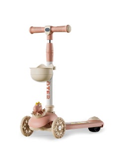 Little Story Little Story Kids Scooter & Ride on  – Dinosaur Pink  - Image 4