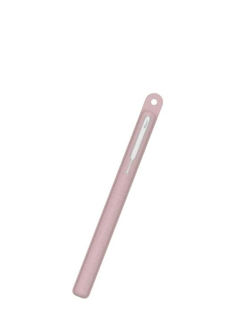 Ahastyle Leather Texture Silicone Sleeve Compatible for Apple Pencil 2 / Premium Silicone Material / All Around Protection Suitable with 2nd Gen Apple Pencil - Pink  - Image 1