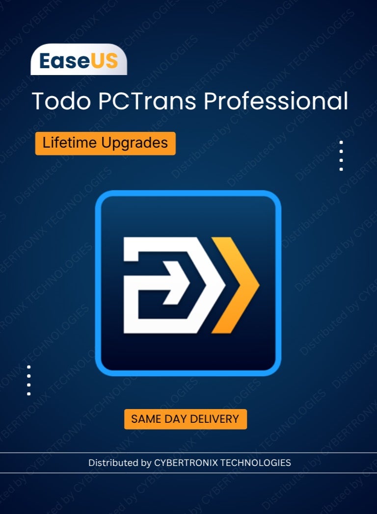 EaseUS Todo PCTrans Professional	| 1 Device For Lifetime | Digital License | Same Day Delivery