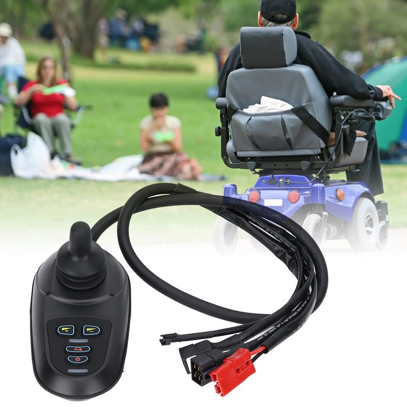 klarako Electric Wheelchair Joystick Controller Replacement Brushed Wheel Chair Joystick Controller Electric Function-0‑50a 24v Dc Motors - Image 3