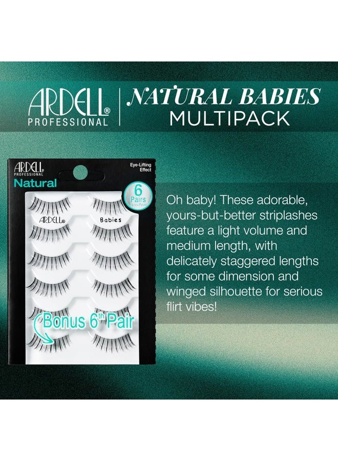 ARDELL False Eyelashes Natural Lashes Babies Black - Lightweight, Short Length, Reusable Fake Lashes, 1 Pack - Image 3