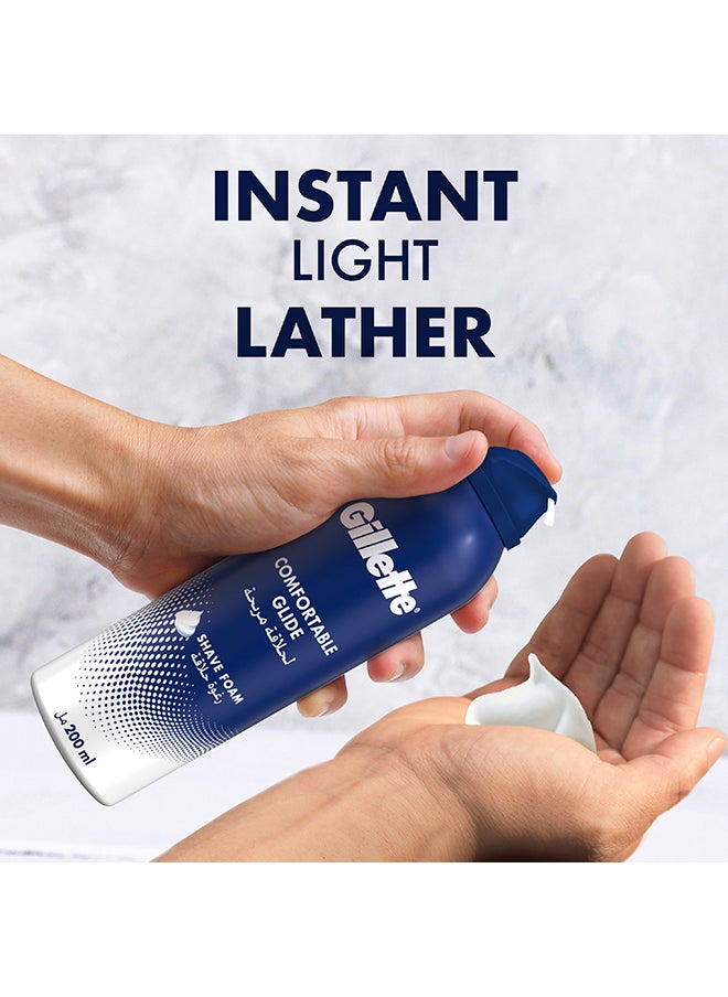 Gillette Comfortable Glide Shaving Foam  - Image 3