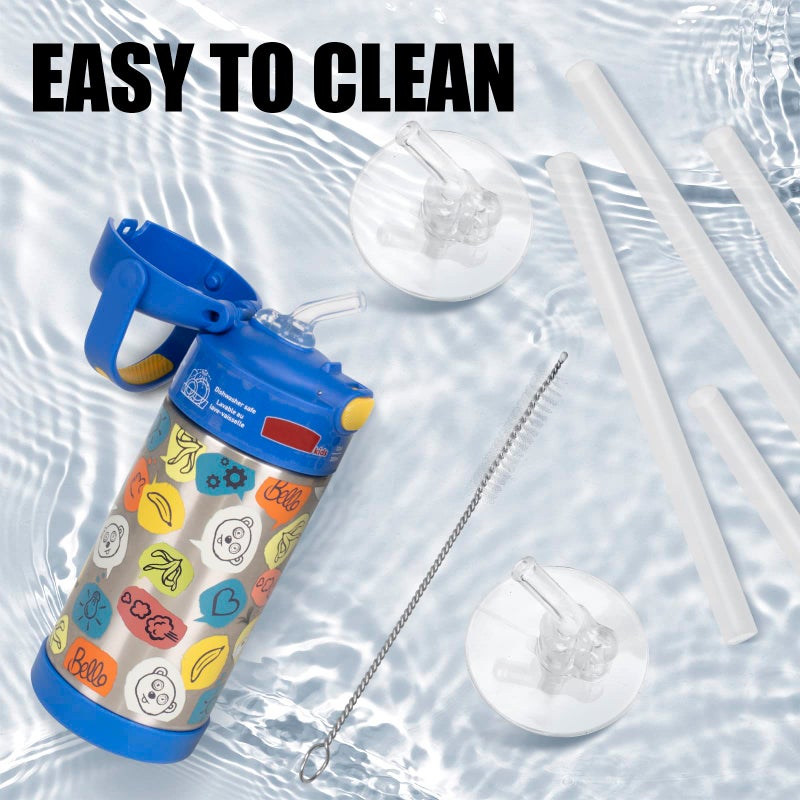 Greant 6 PCS Replacement Straws compatible with Thermos 12oz (Model F401 & F410), Replacement Part compatible with Thermos 12 oz Bottles - Image 4