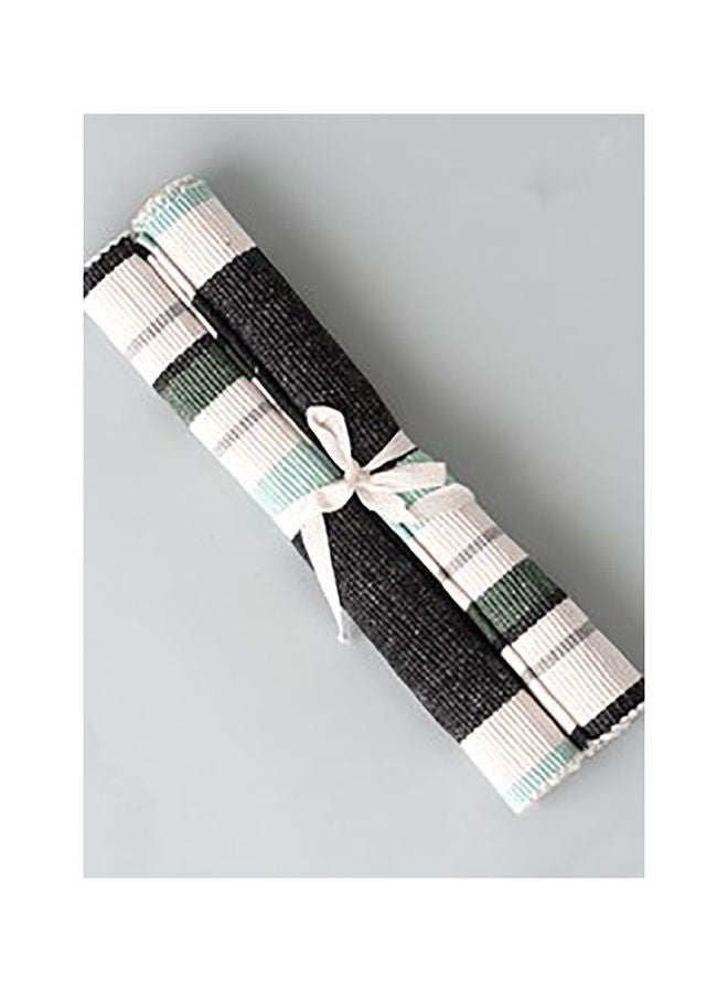 Dream Decor Multicoloured Green stripe place mat - Image 3