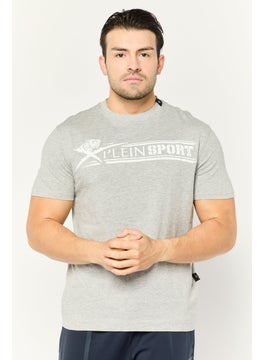 Men Sportswear Fit Short Sleeve Outdoor T-Shirt, Grey