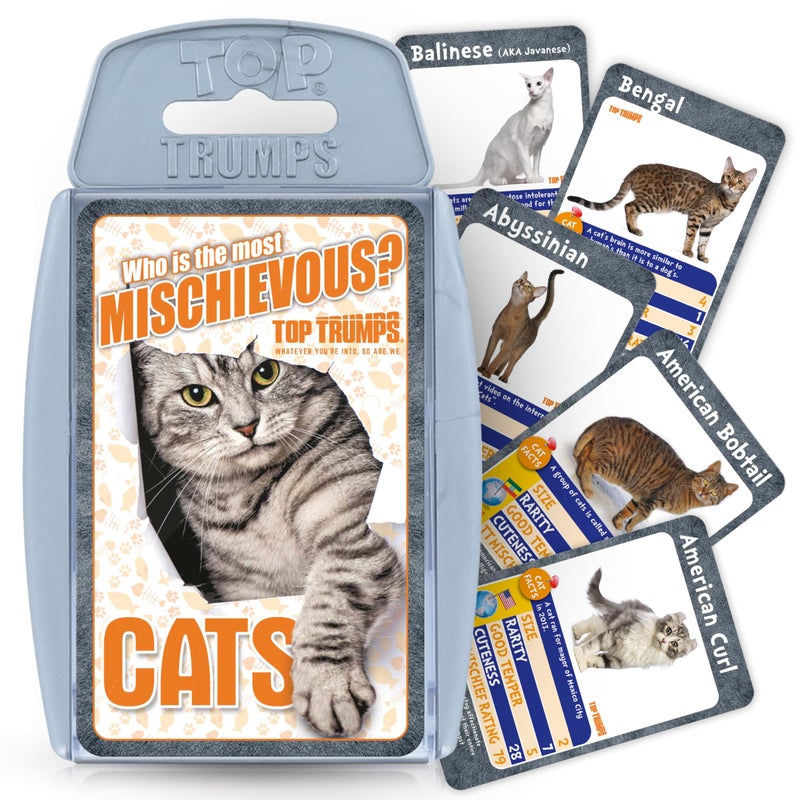 Top Trumps لعبة بطاقات كاتس وكيتنز توب ترمبز - Image 3