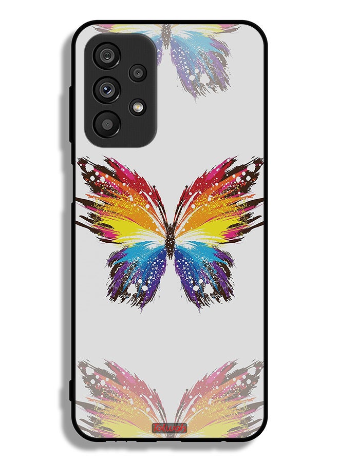 Tolwak Samsung Galaxy A23 5G Protective Case Cover Digital Art Simple Background Minimalism Butterfly - Image 1