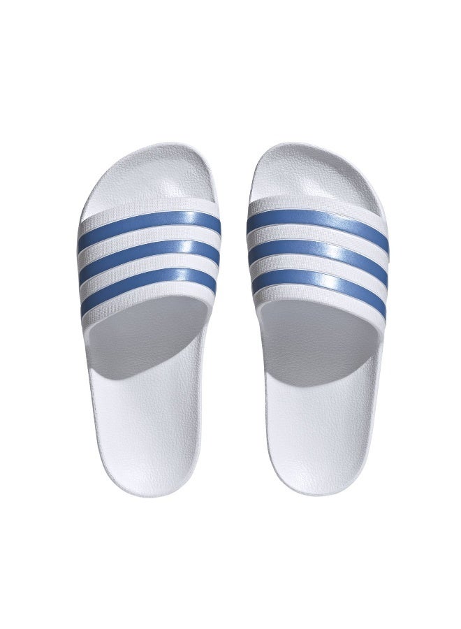 adidas Originals adidas Adilette Aqua White Sportwear Sandals/Slippers 4  - Image 3