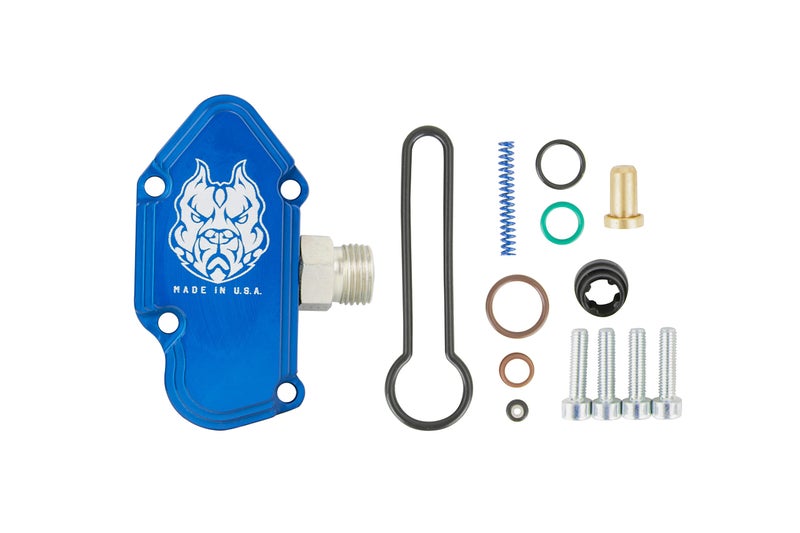 Sinister Diesel Blue Spring Kit with Billet Spring Housing Fuel Regulator Kit 20032007 Ford Blue Spring Kit 60 Powerstroke Fast Install Replace OE 3C3Z9T517AG 3C3Z9T517AG