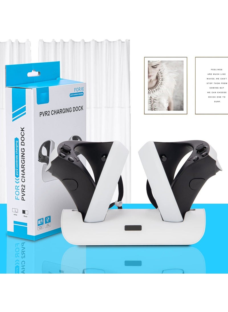 Y&D SYOSI PS5 VR2 Charging Station, Fast Charger Station for Controller Dock with LED Indicator & USB C Cable  - Image 4