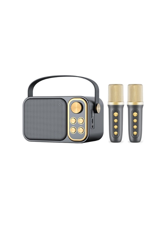 EBMINI Microphone Bluetooth Speaker With Microphone Singing Speaker All-In-One Machine