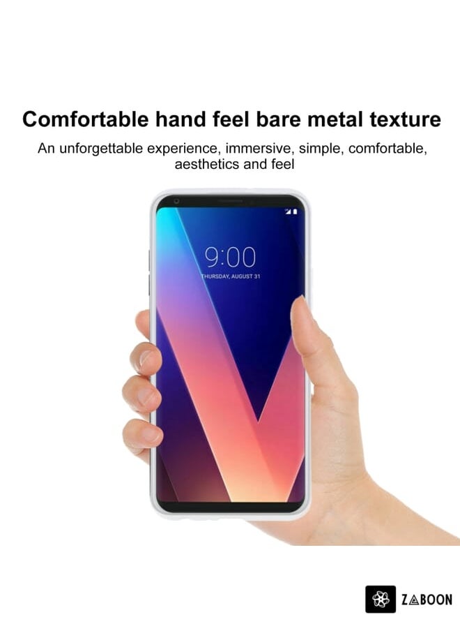 Zaboon - TPU Phone Case For LG V30+(Transparent White) - Image 1