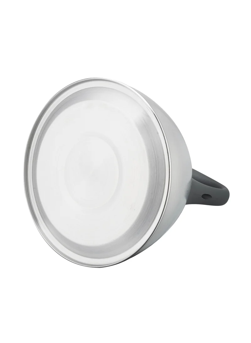 Cuisine Art Cuisine Art BRIN Stainless Steel Whistling Tea Kettle 2.5L, Silver, Nylon Handle, Satin Finish, 201 Stainless Steel, Soft Touch Coating, 18/0 Single Bottom, Suitable for use on all stove tops