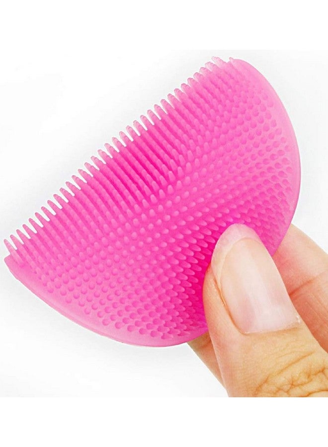 Tekzie Silicone Soft Facial Cleansing Brush Scrubbers (Pack of 2) (Any One Color Will Be Sent You as Per Availability) - Image 2