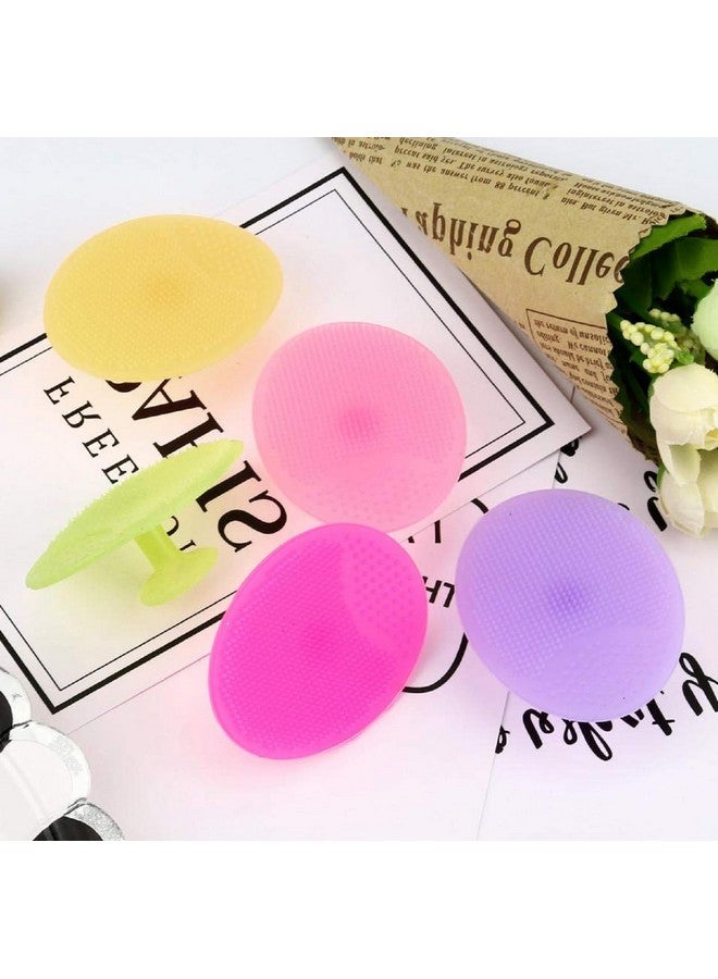 Tekzie Silicone Soft Facial Cleansing Brush Scrubbers (Pack of 2) (Any One Color Will Be Sent You as Per Availability) - Image 3