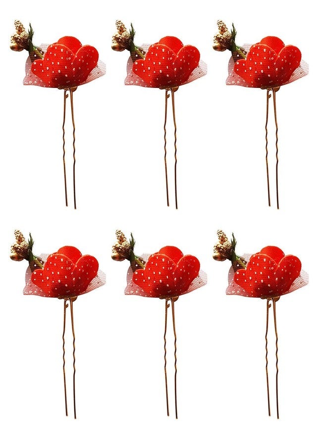 Foreign Holics Bridal Hair Accessories Juda Hair Pins For Your Hair Bun For Women 12 Pcs (M7) - Image 1