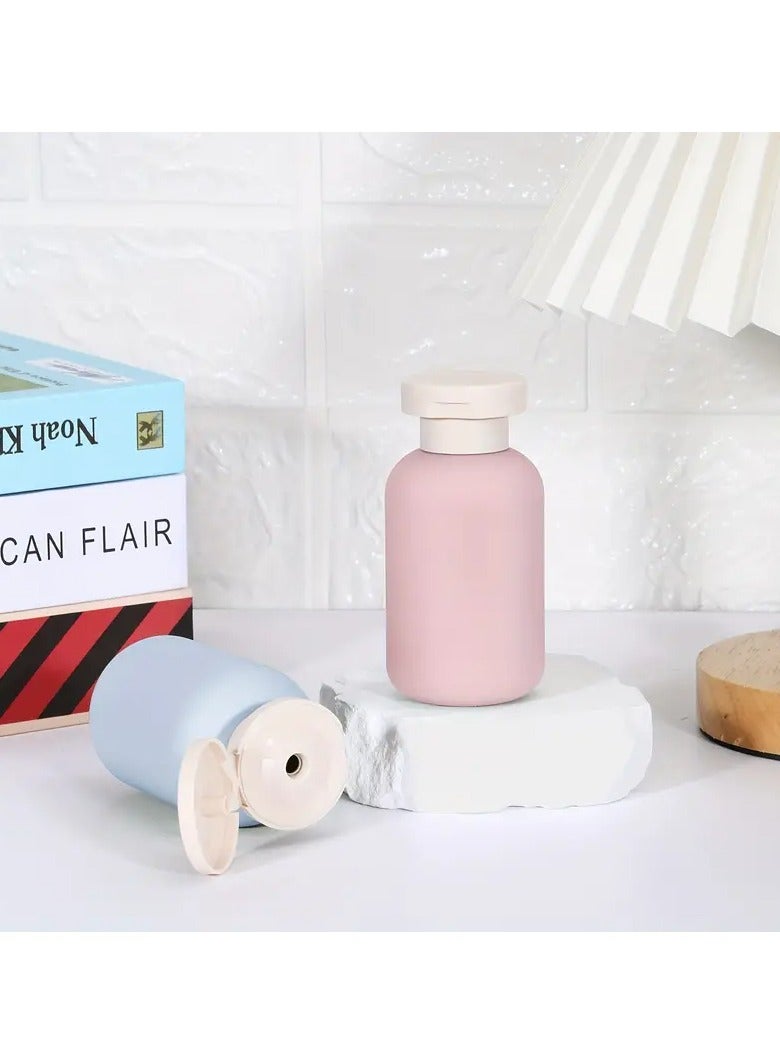 Rozino 3pcs of three color combinations 3.38oz travel shampoo bottles, refillable flip-top squeeze toiletry bottles, portable leak-proof travel shampoo and conditioner bottles in girl pink, sky blue, and avocado green 100 ML - Image 5