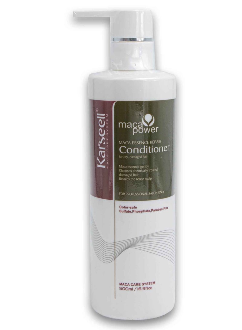 كارسيل بلسم الشعر كارسيل كريم معالجة عميق بزيت الأرغان العضوي للشعر الجاف التالف والملون 500 مل - Image 2