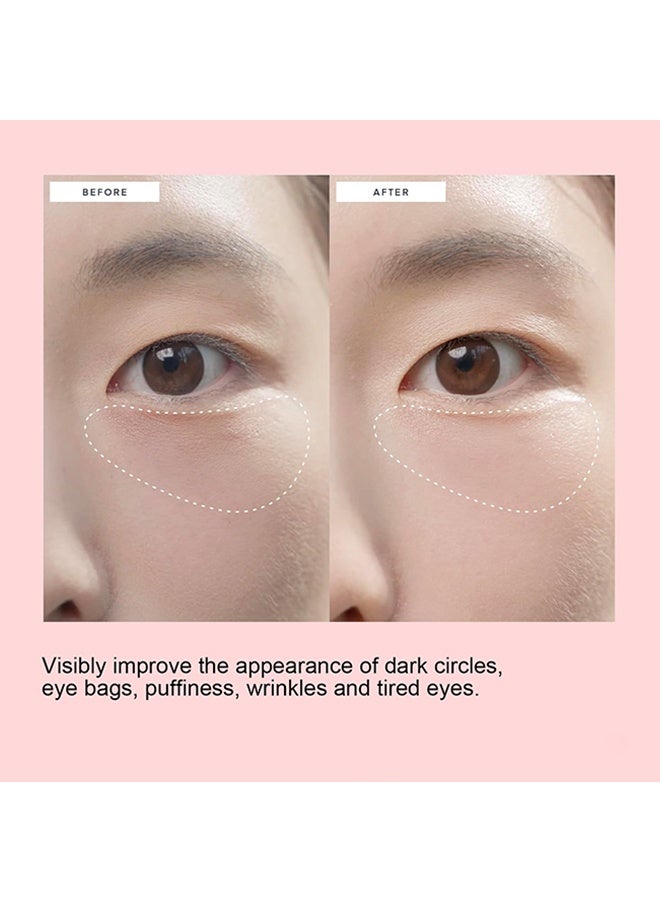 Tuesday Brightening Caffeine Eyemasks,Caffeine Eye Patches for Dark Circles & Puffiness , Hydrating Under Eye Mask with Hyaluronic Acid & Niacinamide ,Reduce Fine Lines & Brighten Tired Eyes - 60 pcs - Image 5