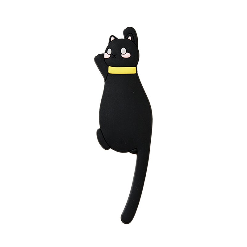 Fridge Magnet Hook Strong Magnetic Hook Japanese Creative Cartoon Cat Tail Refrigerator Sticker Hook - Image 1