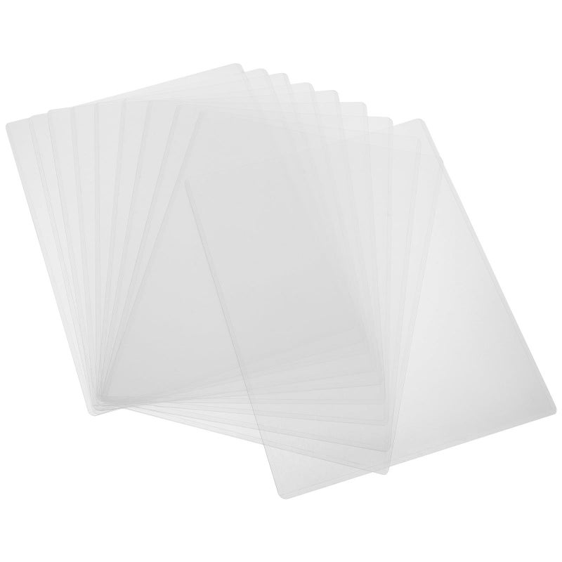 10Pcs 8.5x11 Inch Rigid PVC Sheet Protectors Waterproof Document Photo Sleeves - Image 2