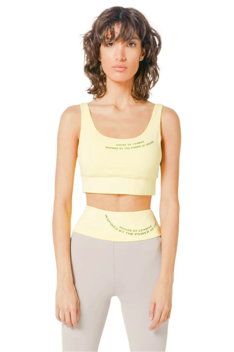 هاوس اوف سينمار Yellow Women'S Activewear Bra