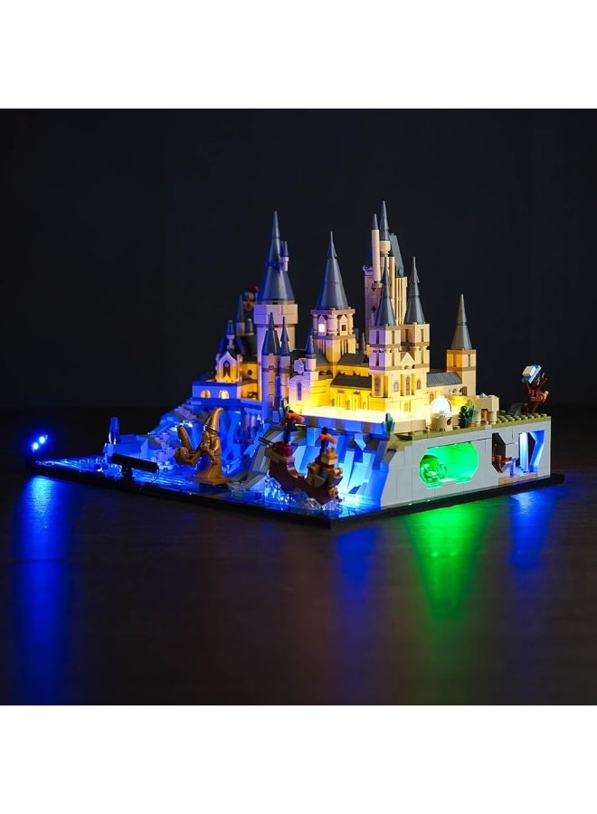 Vonado VONADO Updated LED Light Kit for Lego Hogwarts Castle and Grounds 76419, Creative Lighting Set Accessories Compatible with Lego 76419 Building Set (Lights Only, No Models)  - Image 5