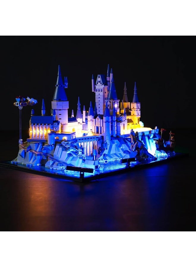 Vonado VONADO Updated LED Light Kit for Lego Hogwarts Castle and Grounds 76419, Creative Lighting Set Accessories Compatible with Lego 76419 Building Set (Lights Only, No Models)  - Image 2