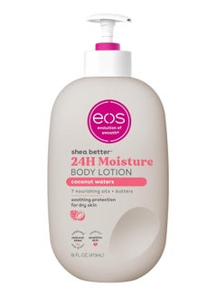 EOS Eos Shea Better Body Lotion - Coconut Waters | 16 Oz | 1 Pack, Coconut Waters, 16 ounces