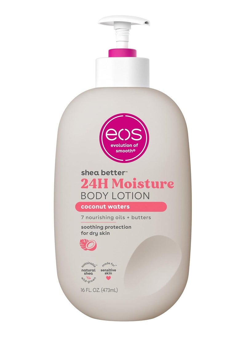 EOS - EOS Eos Shea Better Body Lotion - Coconut Waters | 16 Oz | 1 Pack, Coconut Waters, 16 ounces - Image 1