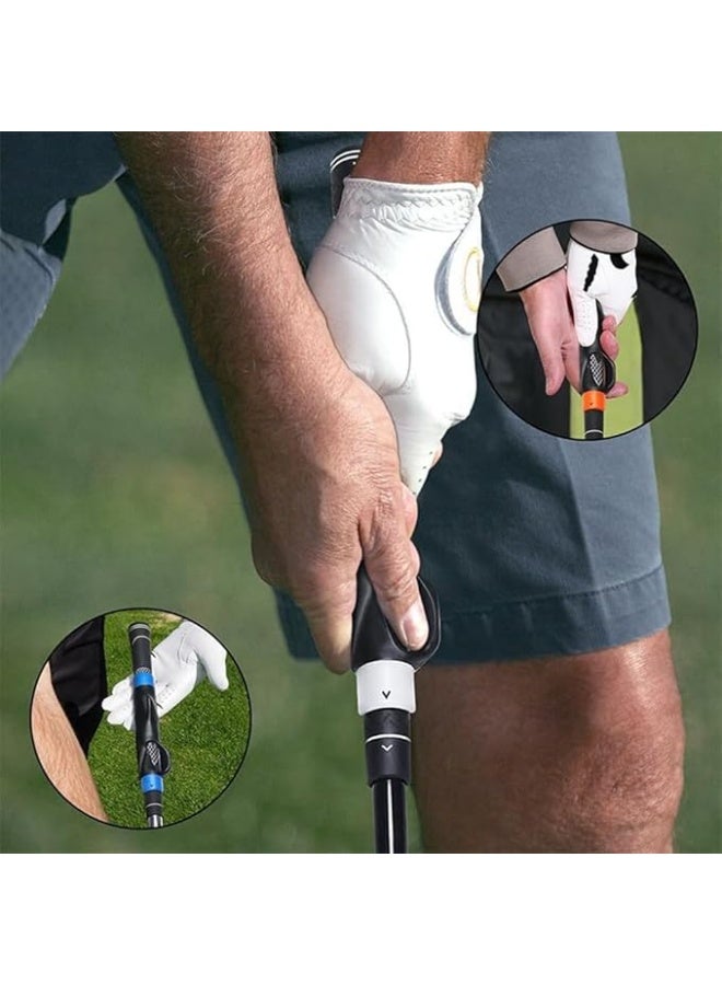 Generic （black）Golf Club Training Grip, Golf Posture Correction Aid Attachment Golf Swing Trainer Grip Practice Aid for Improving Hand Positioning,for Golf Beginner Men Women Kids - Image 3