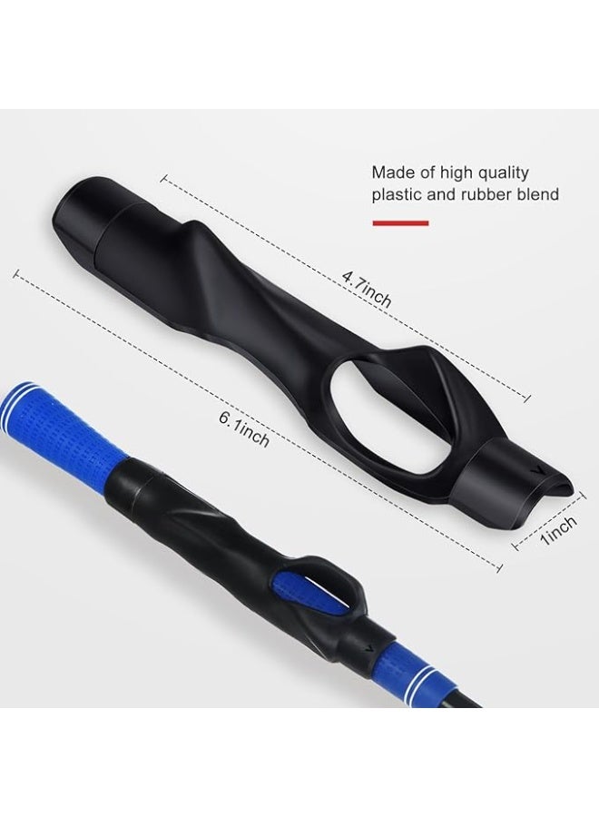 Generic （black）Golf Club Training Grip, Golf Posture Correction Aid Attachment Golf Swing Trainer Grip Practice Aid for Improving Hand Positioning,for Golf Beginner Men Women Kids - Image 1