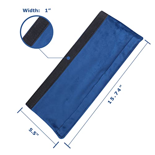 Daixers 3PCS Refrigerator Door Handle Covers Kitchen Decor Keep Appliance Clean Anti-Static Stains for Fridge Dishwashers Velvet (Blue) - Image 2