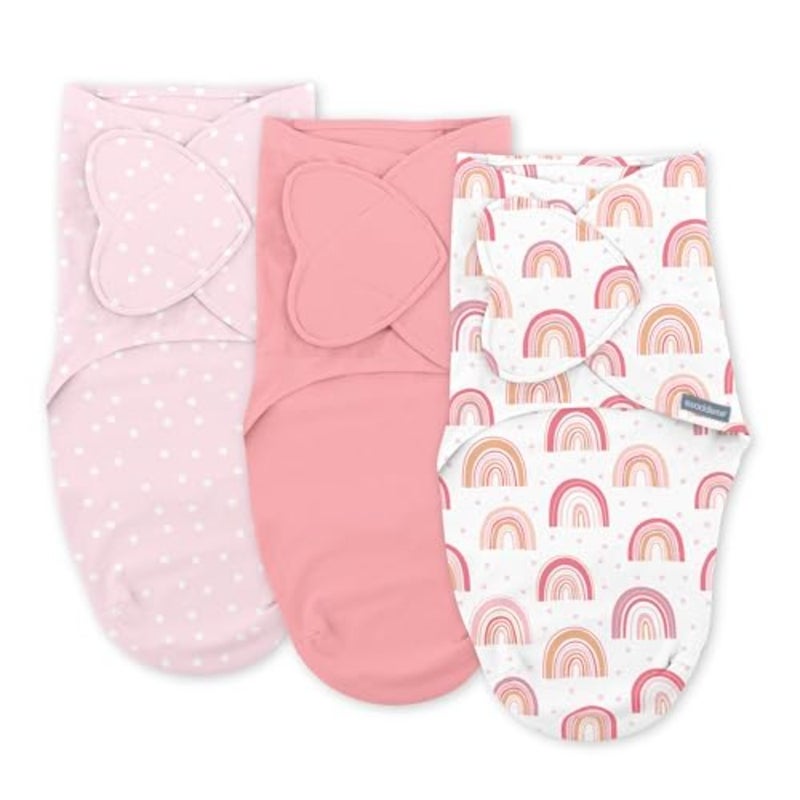 مجموعة Ingenuity Monogram Collection مكونة من 3 قطع للأعمار من 0 إلى 3 أشهر - قوس قزح - Image 1