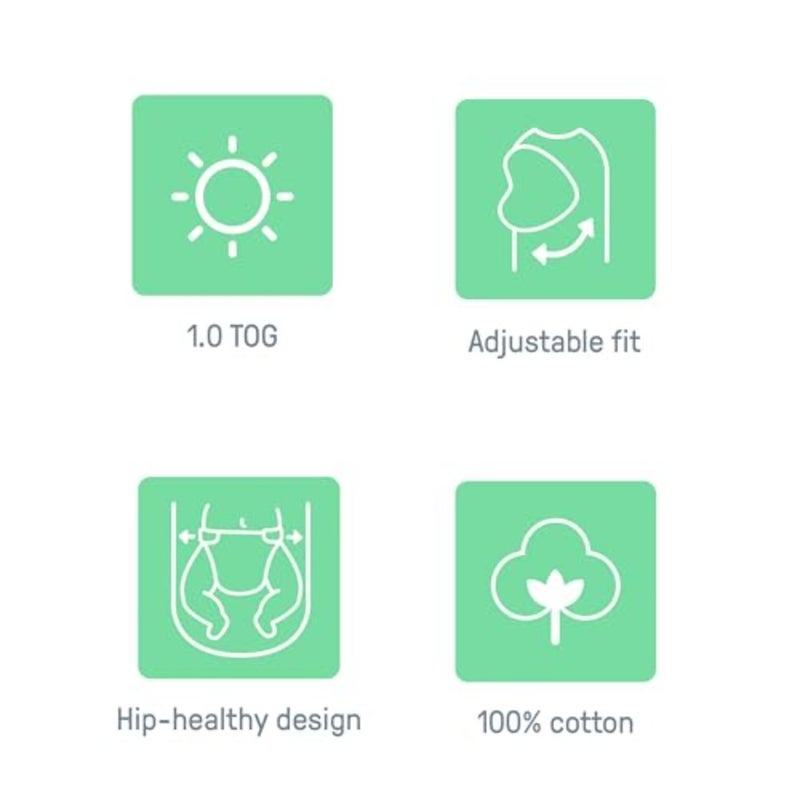 مجموعة Ingenuity Monogram Collection مكونة من 3 قطع للأعمار من 0 إلى 3 أشهر - قوس قزح - Image 3